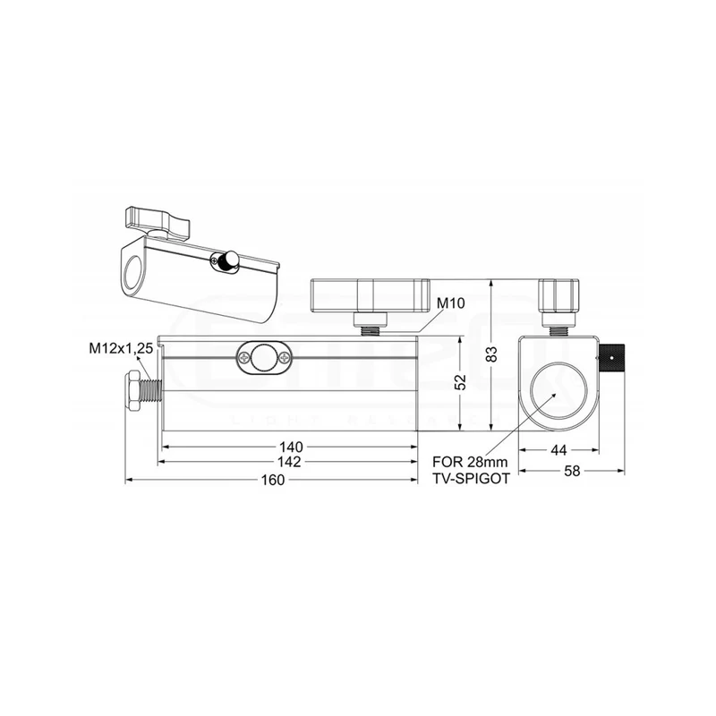 Briteq TV Spigot Receiver