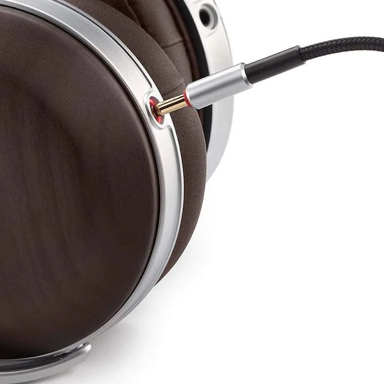 Denon AH-D5200 | Écouteur filaire circum-auriculaire - Coques en Zebrawood - Structure en Aluminium - Haut de gamme - Léger - Brun