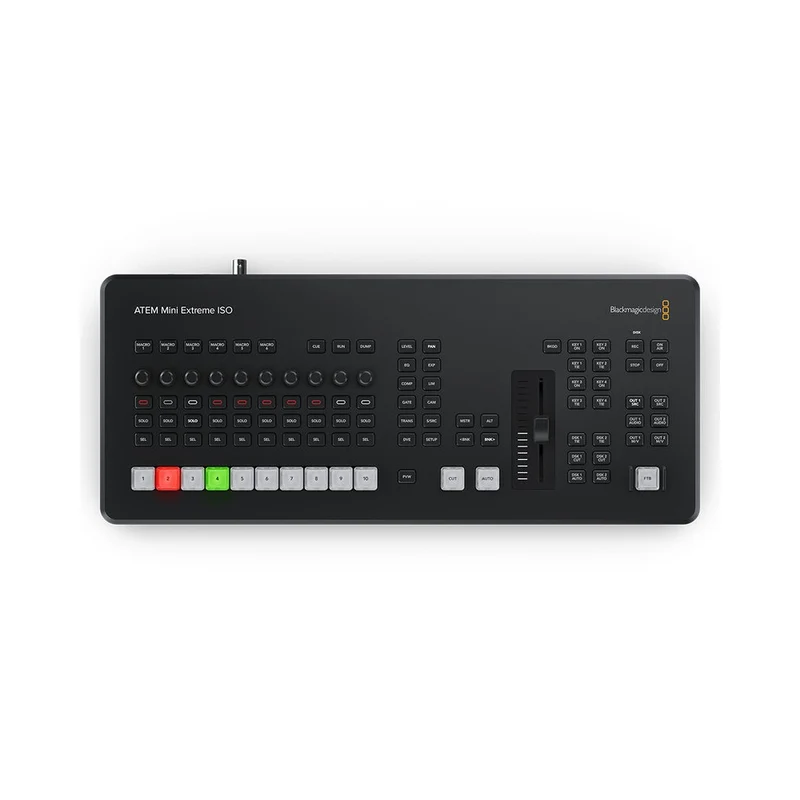Blackmagic Design Powerful live production switcher, 8 HDMI inputs, 3 HDMI outputs, built-in streaming, multi-view, CFexpress an