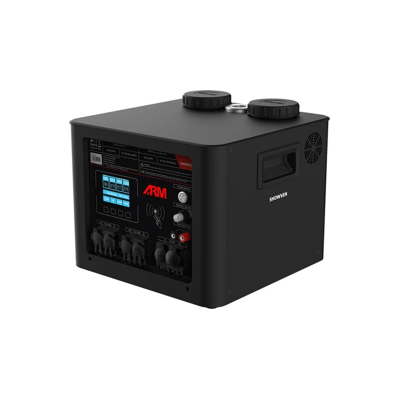 Sparkular 800 W cold spark effects machine up to 10 m high, built-in air compressor, DMX control, 220 V AC