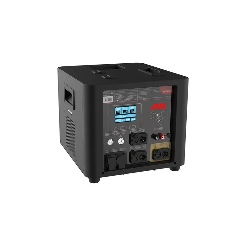 Sparkular 400 W vertical colored flame effect machine, up to 10 meters in five colors, DMX, 9 - 60 V pyro signal