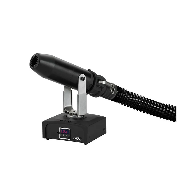 Antari 890 W high output snow machine with 10 m hose, 3-pin and 5-pin DMX, flight case on castors