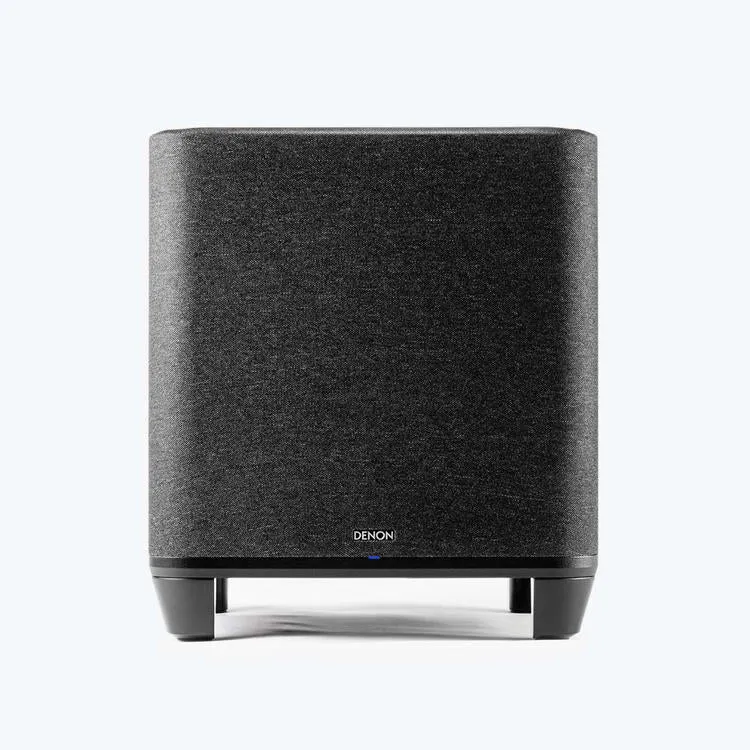 Denon Home Sub | Caisson de graves 8" - Sans fil - HEOS intégré - Connexion Wifi - Compatible avec barre de son et haut-parleurs Denon Home - Noir