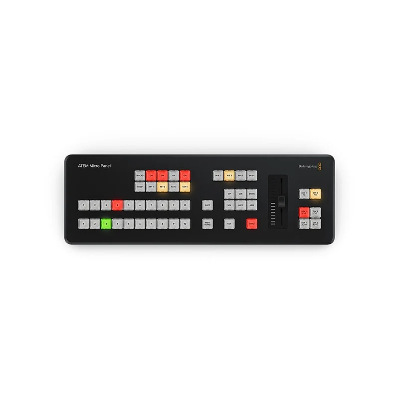 Blackmagic Design Hardware control panel for physical switching while using ATEM Software Control, high end backlit buttons, low