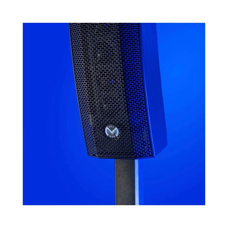 Mac Mah 1000 W floorstanding PA system with DSP, 12" subwoofer + 4 × 4" + 1 × 1" satellite, Bluetooth 5.2 TWS, 4-input mixer