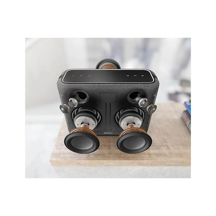 Denon HOME 250 | Haut-parleur sans fil - Bluetooth - Couplage Stéréo - HEOS intégré - Noir