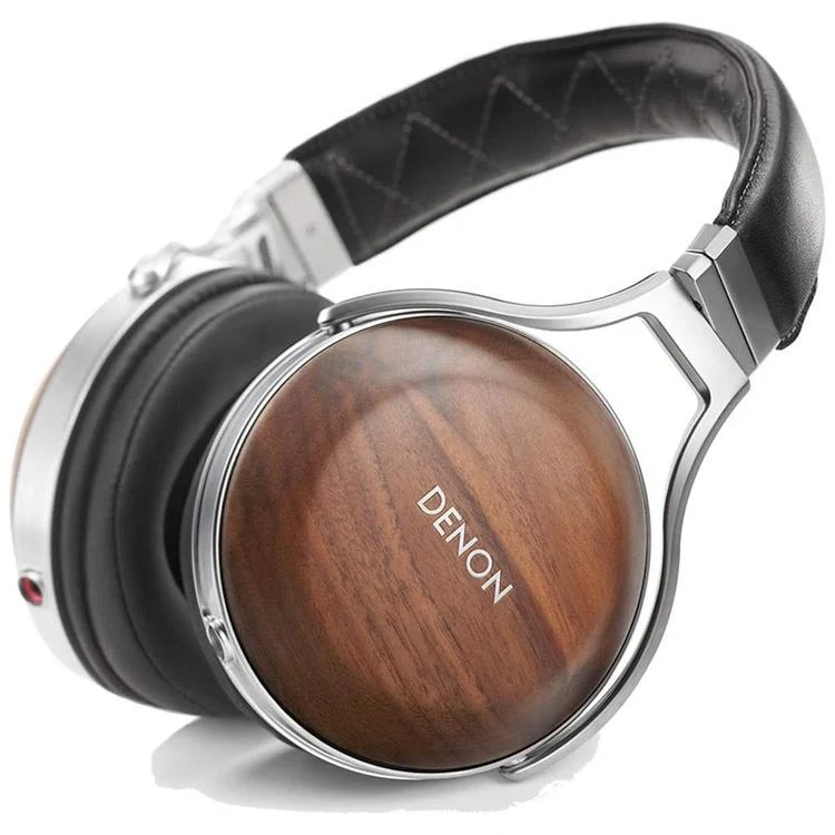 Denon AH-D7200 | Écouteur filaire circum-auriculaire - Performances Audiophiles - Coques en Noyer - Câble amovible en cuivre pur
