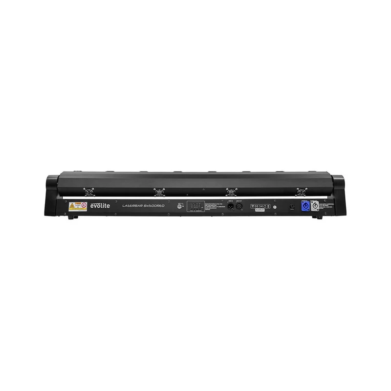 Evolite 8 X 500 mW red laser + 7 x 4-in-1 4 W RGBW LED bar