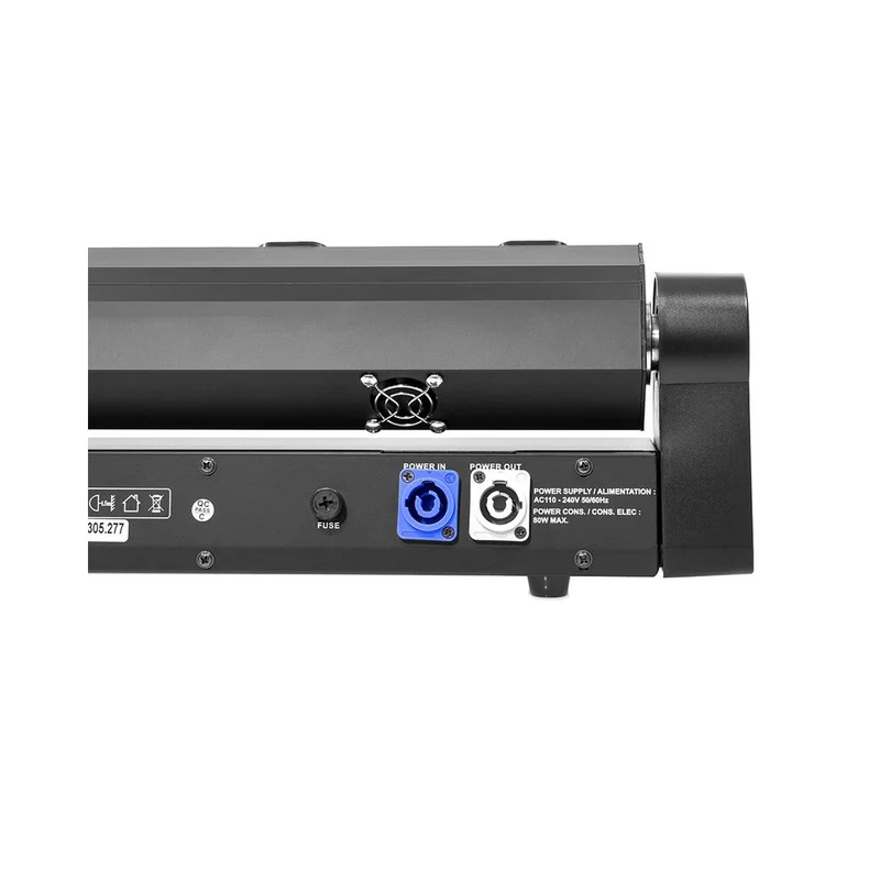 Evolite 8 X 500 mW red laser + 7 x 4-in-1 4 W RGBW LED bar