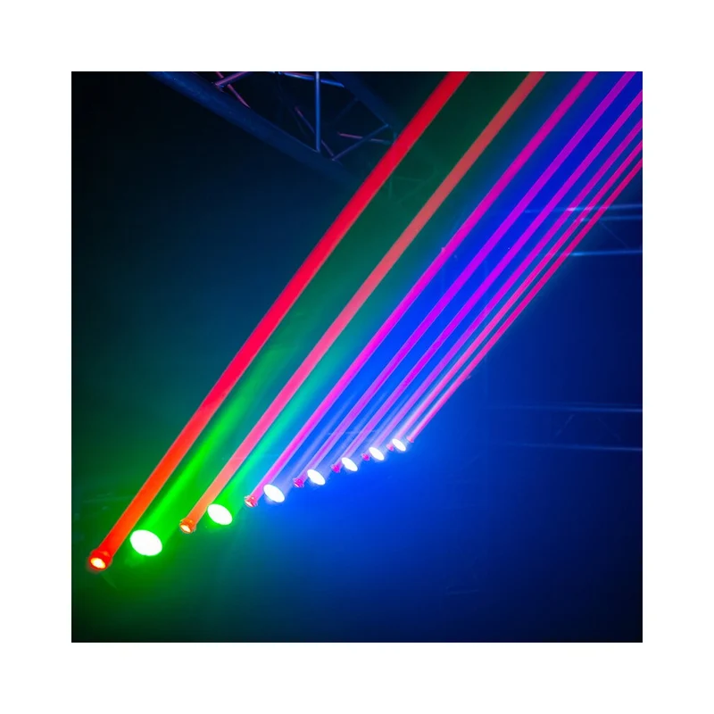 Evolite 8 X 500 mW red laser + 7 x 4-in-1 4 W RGBW LED bar