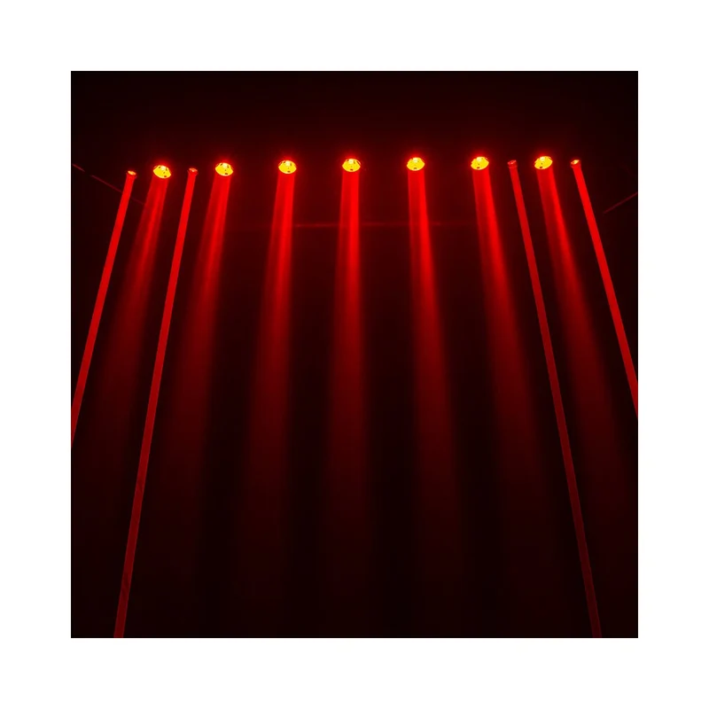 Evolite 8 X 500 mW red laser + 7 x 4-in-1 4 W RGBW LED bar