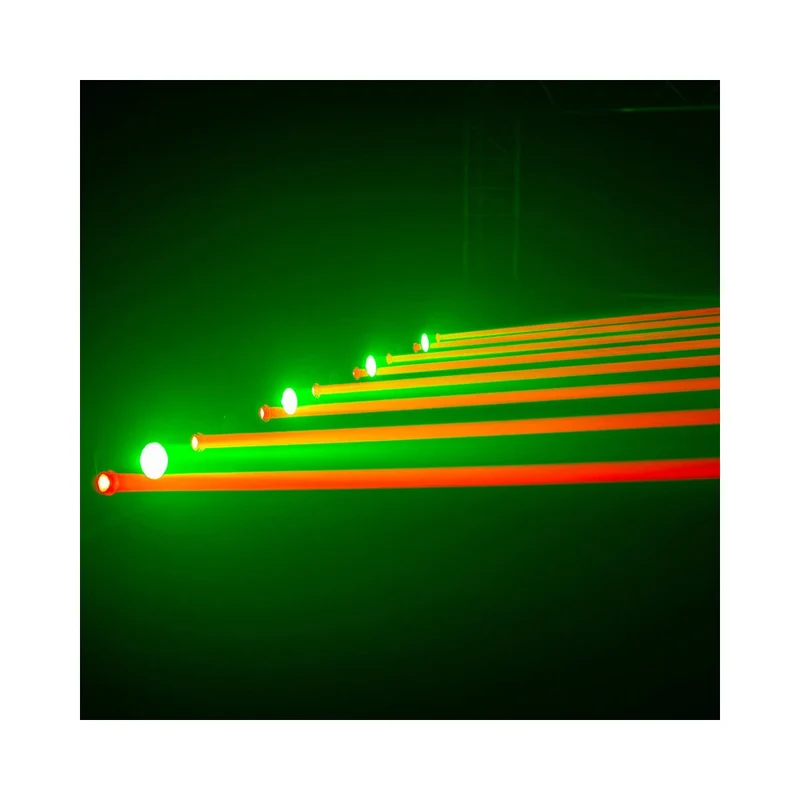 Evolite 8 X 500 mW red laser + 7 x 4-in-1 4 W RGBW LED bar