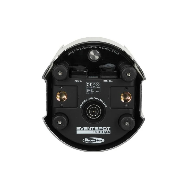 SHOWTEC EVENTSPOT 1600 Q4 Faro LED alimentato a batteria Metallizzato B-Stock