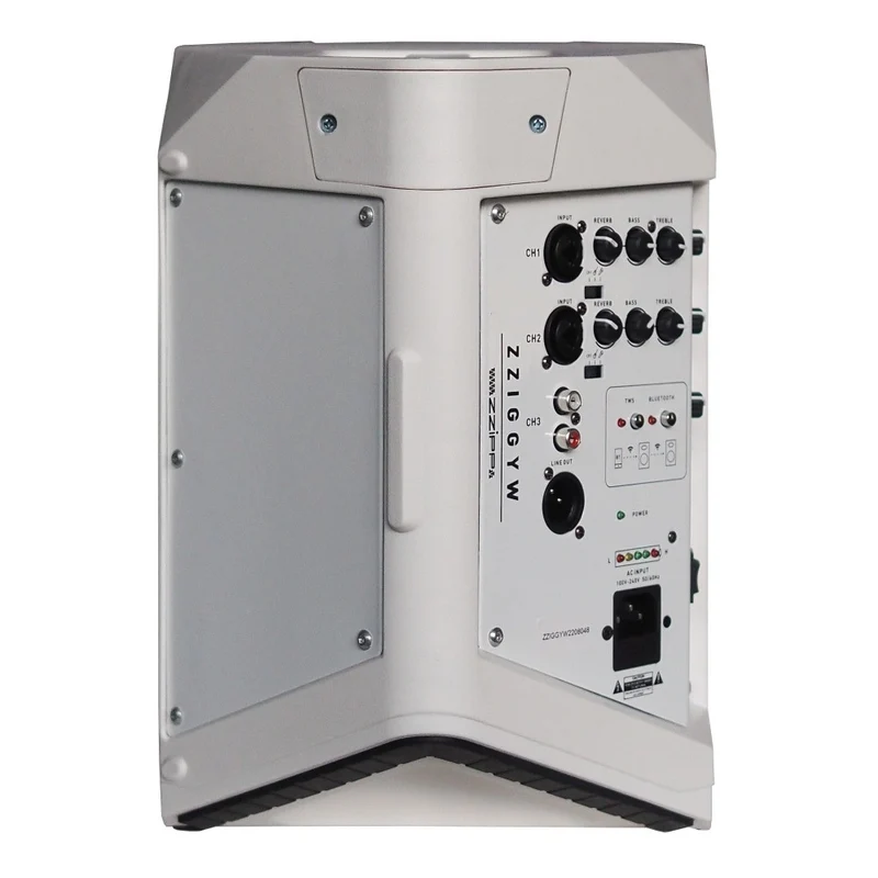 ZZIPP ZZIGGYW - CASSA AMPLIFICATA BIANCA A BATTERIA DA 6.5" 120W