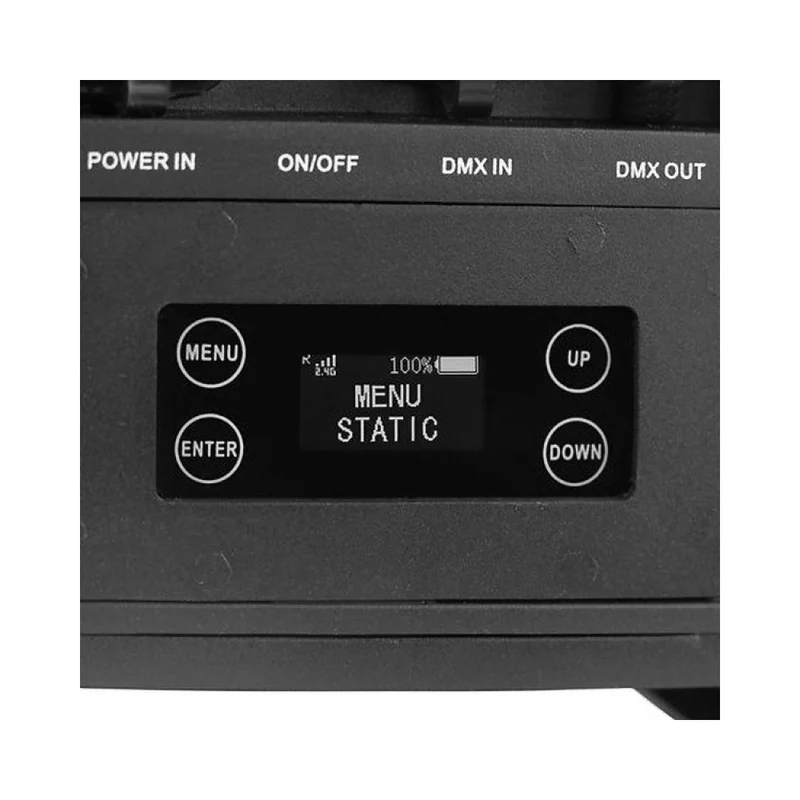 Evolite 6 x 15 W waterproof LED projector battery powered with wireless DMX connection