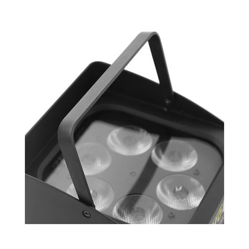 Evolite 6 x 15 W waterproof LED projector battery powered with wireless DMX connection