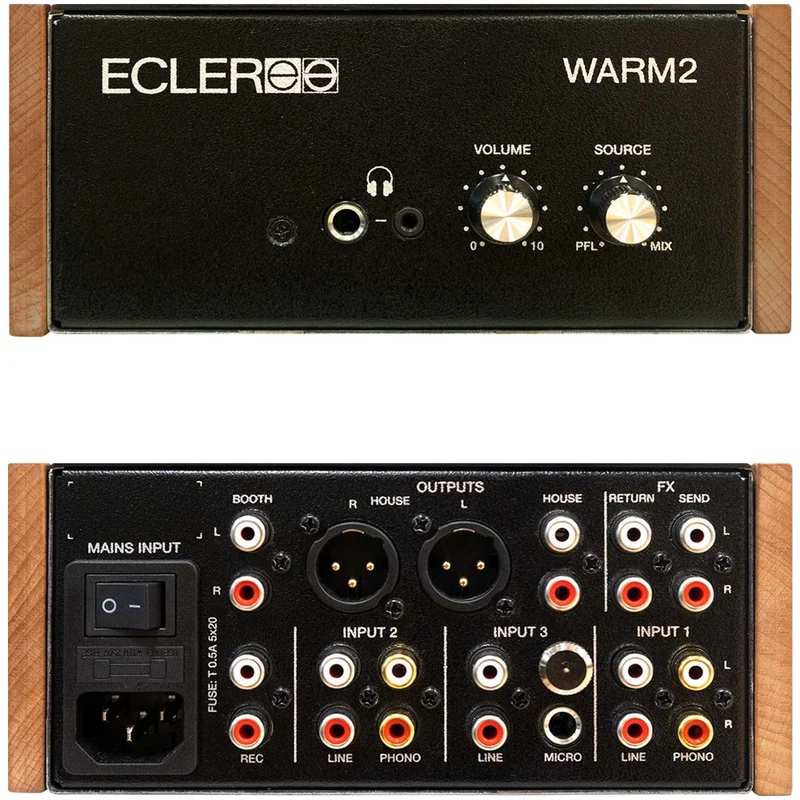 Ecler Warm2 Mixer Dj Rotary 2 Canali