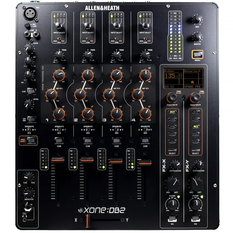 ALLEN & HEATH XONE DB2 MIXER DJ 4 CANALI E CONTROLLER MIDI