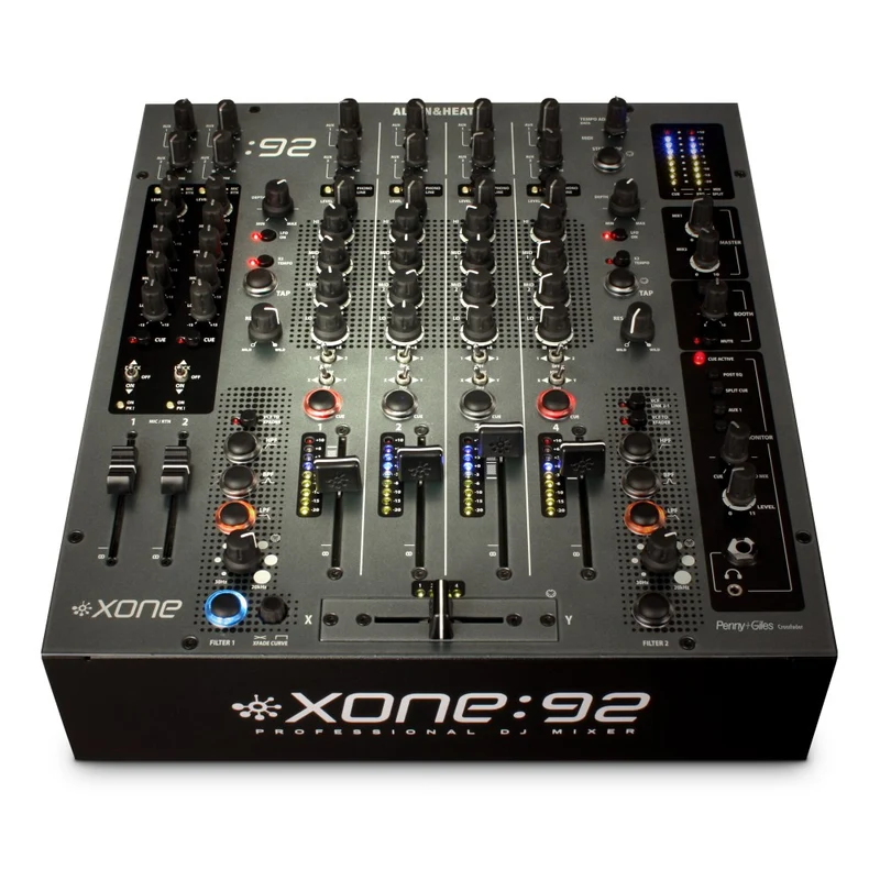 ALLEN & HEATH XONE 92 MIXER PER DJ 6 CANALI 2 AUX 2 OUT INDIPENDENTI 2 VCF