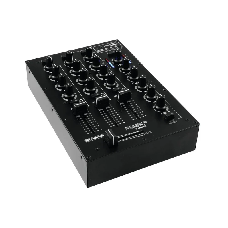 OMNITRONIC PM-311P DJ Mixer DJ a 3 canali con lettore mp3