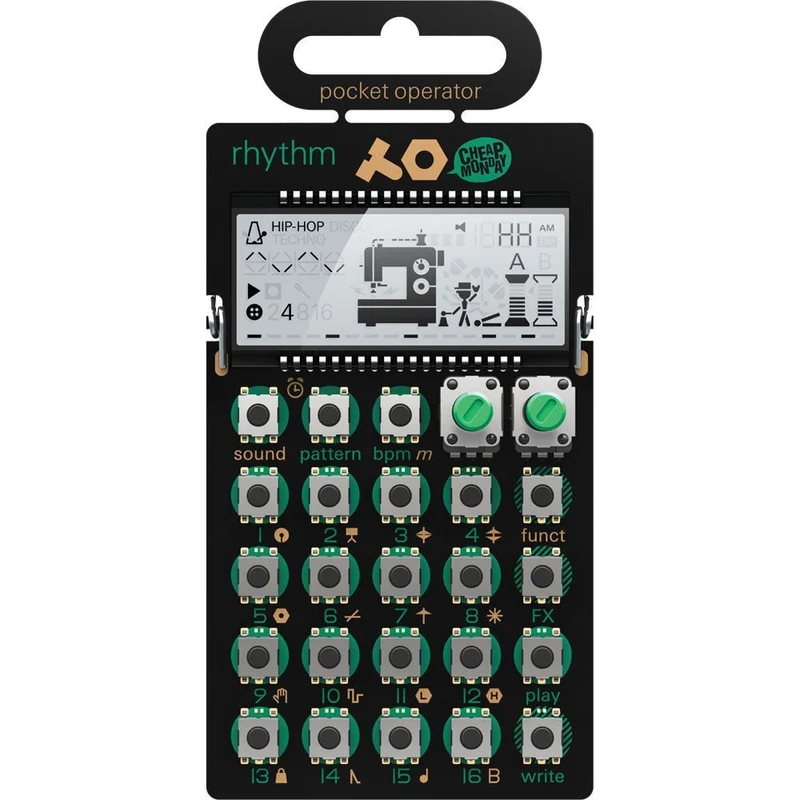 TEENAGE ENGINEERING PO12 Rhythm Synth Tascabile Dum Machine