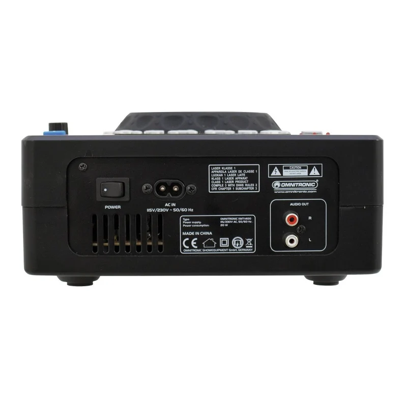 OMNITRONIC XMT-1400 Lettore Cdj Usb