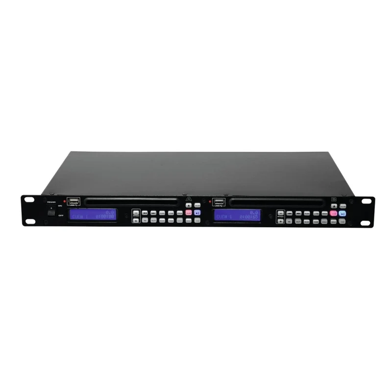 OMNITRONIC DMP-202 Doppio Lettore USB CD