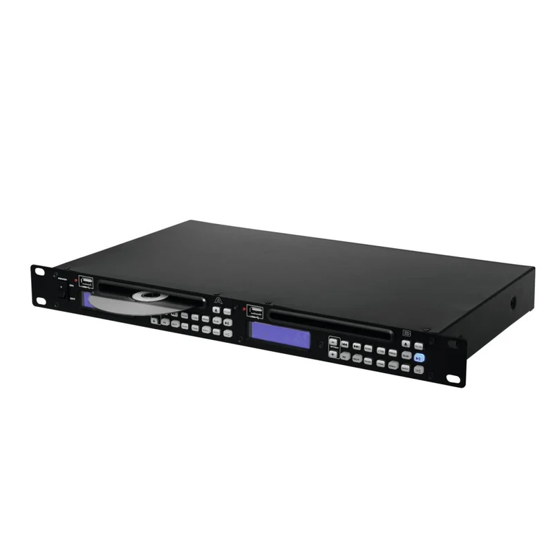 OMNITRONIC DMP-202 Doppio Lettore USB CD