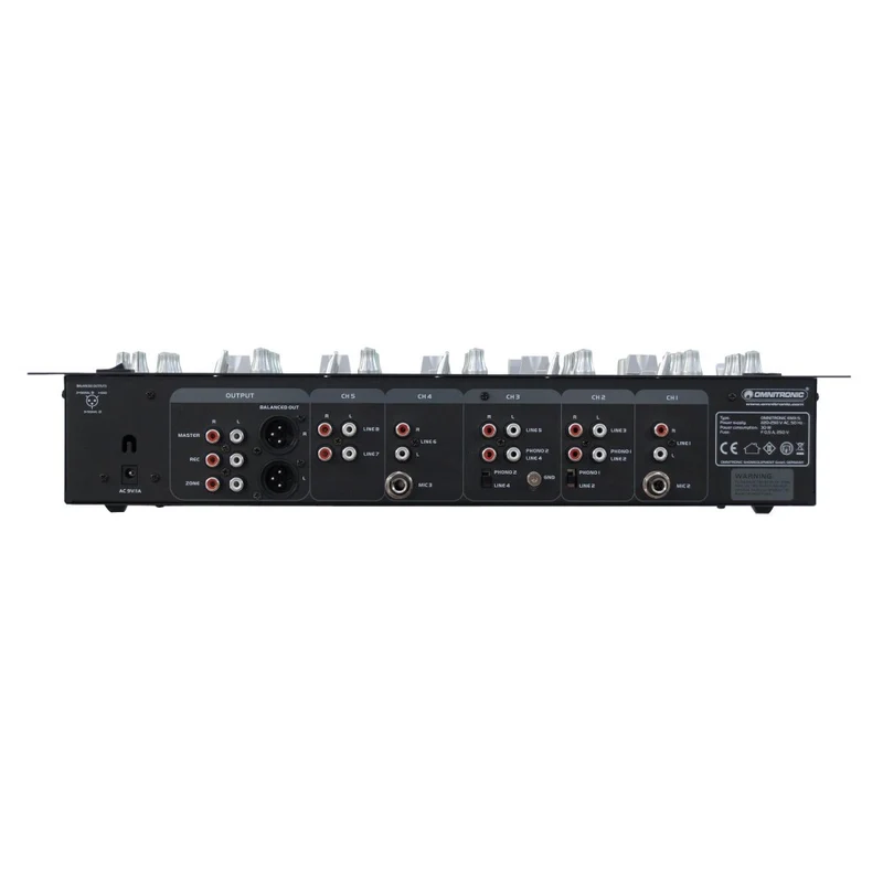 OMNITRONIC EMX-5 Mixer DJ a 5 Canali