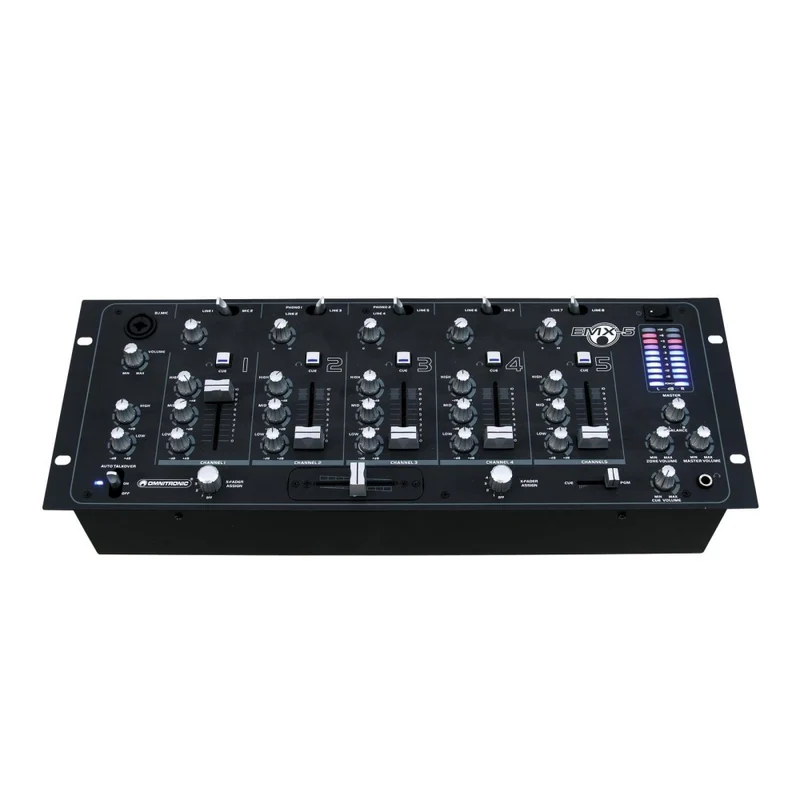 OMNITRONIC EMX-5 Mixer DJ a 5 Canali