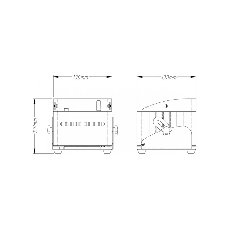 JB SYSTEMS Faro a batteria uplight con 6 Led da 10W RGBWA