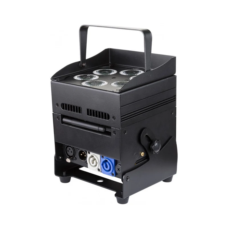 JB SYSTEMS ACCU COLOR BLACK Faro a batteria RGBWA 60W WDMX