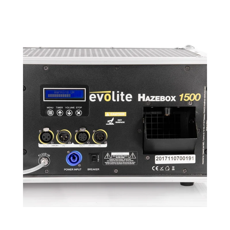Evolite HazeBox 1500 Hazer con Flight Case