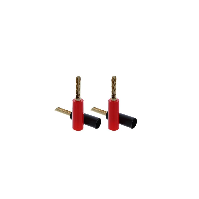 Enova Hifi Metal and plastic banana plugs, pack of 4