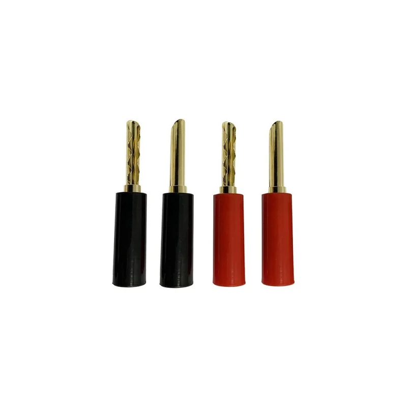 Enova Hifi Metal and plastic banana plugs, pack of 4