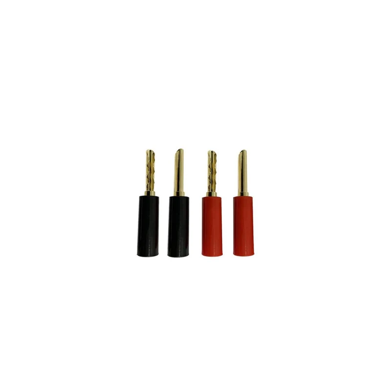 Enova Hifi Metal and plastic banana plugs, pack of 4