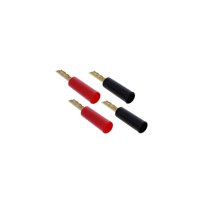 Enova Hifi Metal and plastic banana plugs, pack of 4