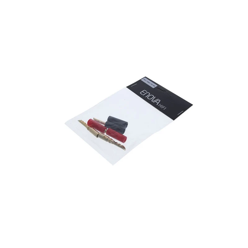 Enova Hifi Metal and plastic banana plugs, pack of 4