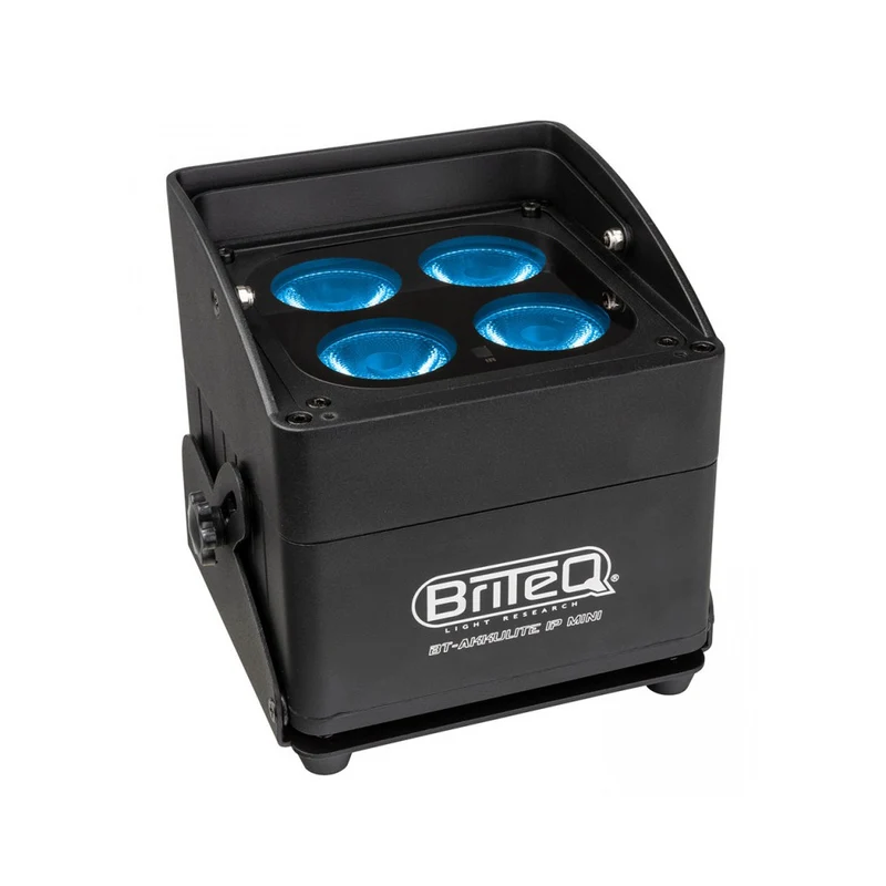 Briteq BT-AKKULITE IP MINI Faro a Batteria con 4 x 5-in-1 Led RGBWA IP65