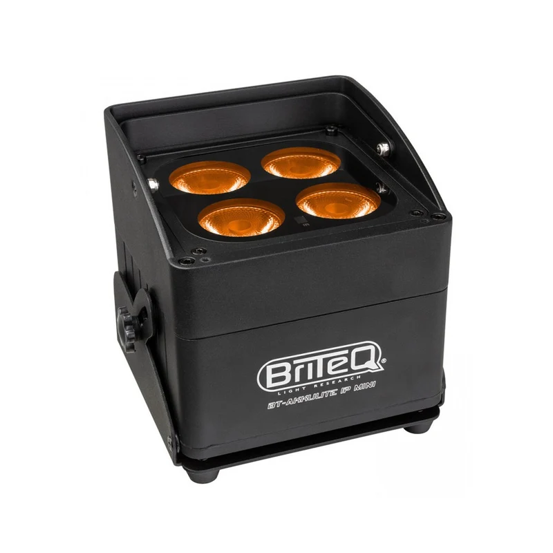 Briteq BT-AKKULITE IP MINI Faro a Batteria con 4 x 5-in-1 Led RGBWA IP65