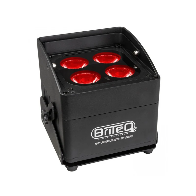 Briteq BT-AKKULITE IP MINI Faro a Batteria con 4 x 5-in-1 Led RGBWA IP65