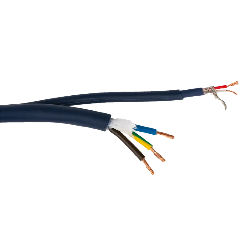 DAP FP-15 Hybrid Cable - powerCON TRUE1 & 3-pin XLR IP - DMX / Power 6 m 6 m - blu