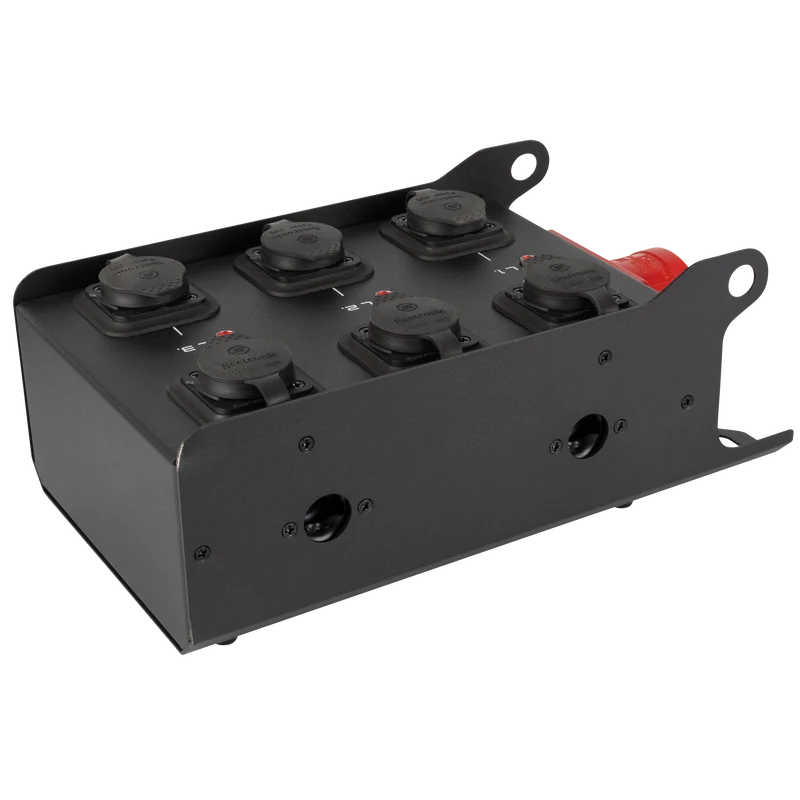 SHOWGEAR PowerCore c16a.6p 6x Power Pro True - 1x CEE 16 A (5P)