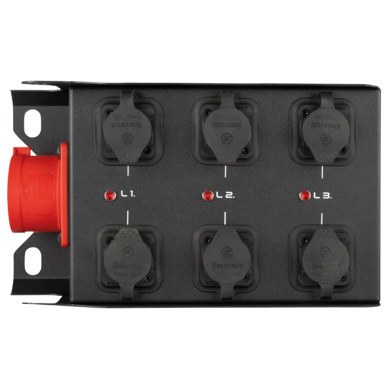 SHOWGEAR PowerCore c16a.6p 6x Power Pro True - 1x CEE 16 A (5P)