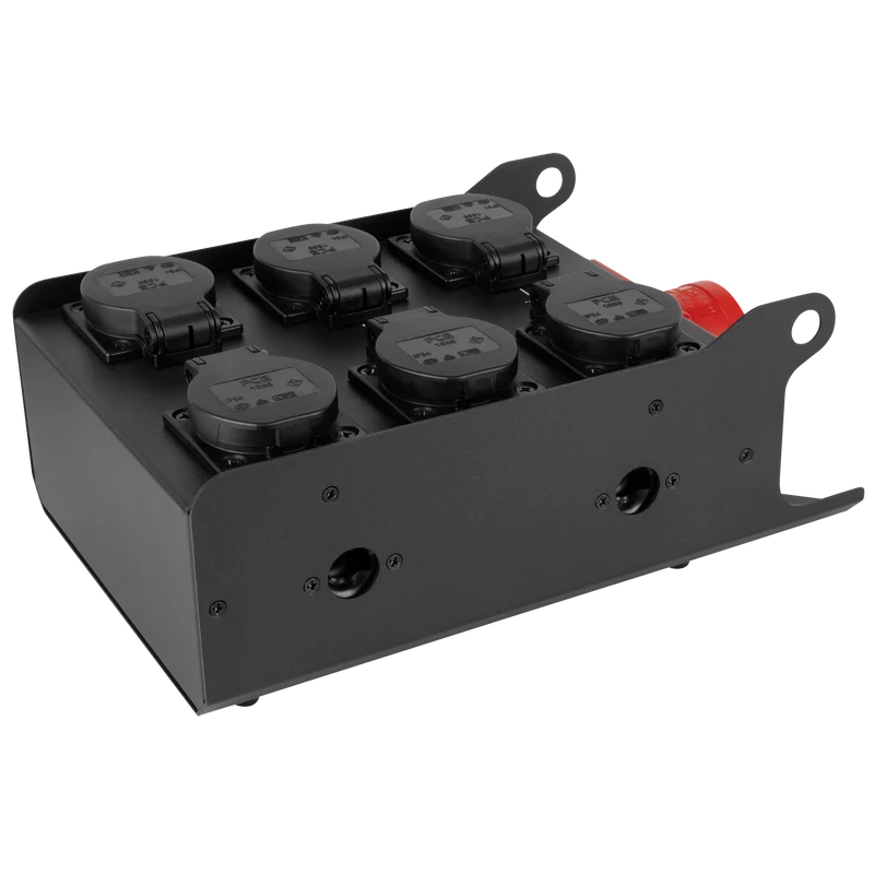 SHOWGEAR PowerCore c16a.6s 6x Schuko - 1x CEE 16 A (5P)