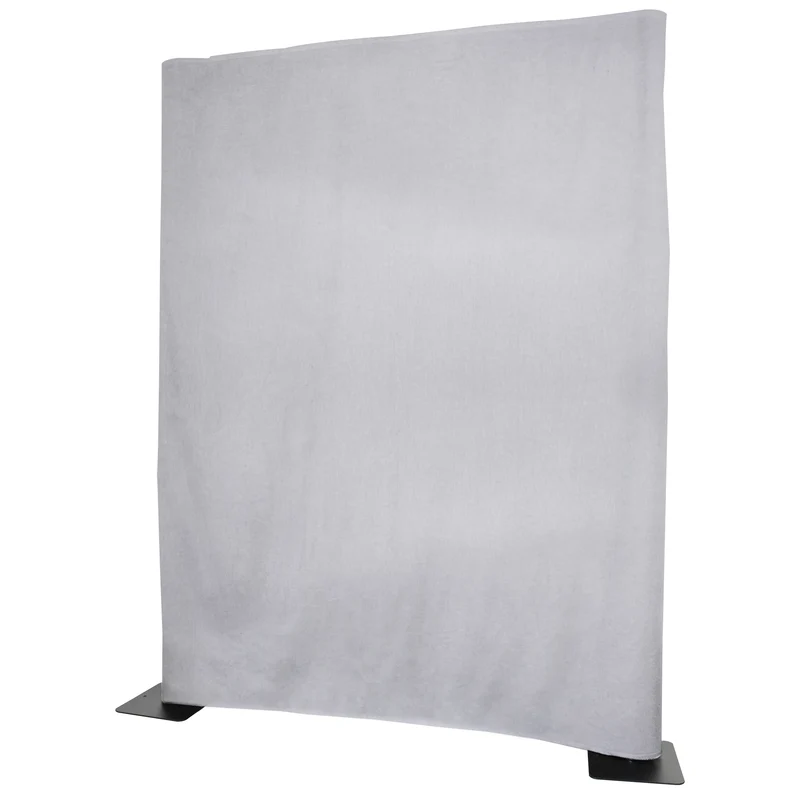 WENTEX P&D Curtain Napoli Velvet (USA) White - 9’ x 6’ (W x H) - unpleated Bianco - 9’ x 6’ (L x A) - non plissettato