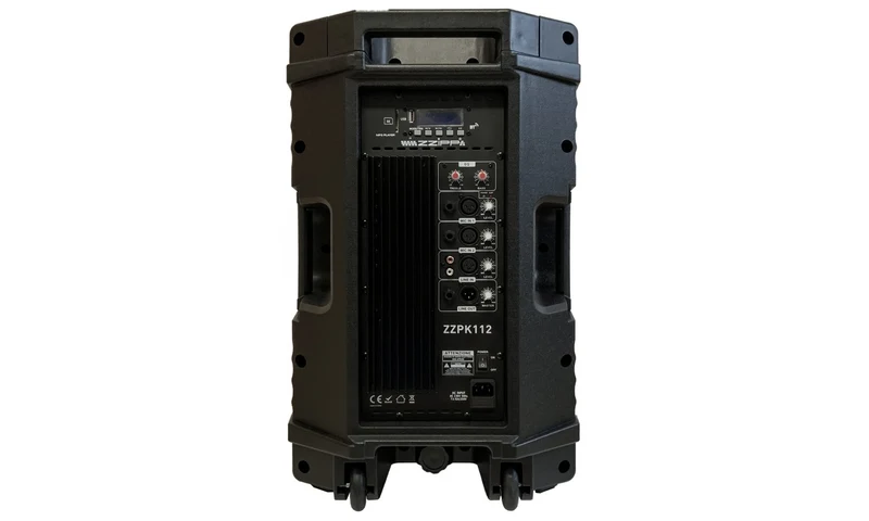 Zzipp ZZPK112 Cassa attiva da 12", con bluetooth e lettore mp3, pot. max 500w