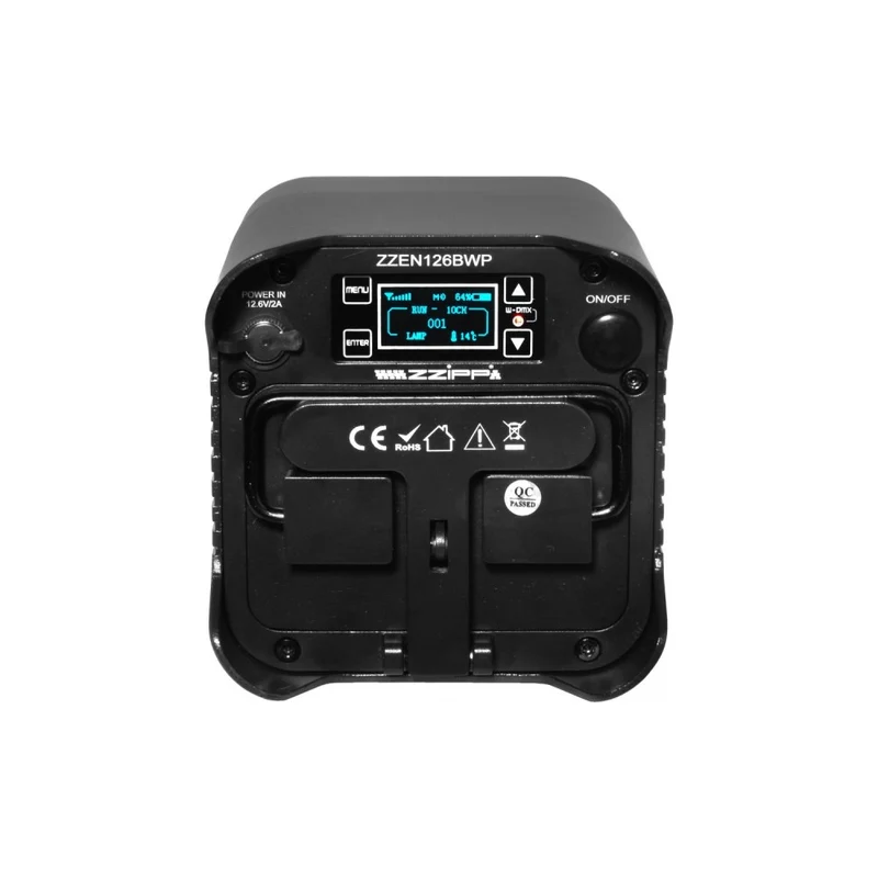 ZZIPP ZZEN126BWP Par a Batteria 6 Led X 12W led RGBWAUV IP65
