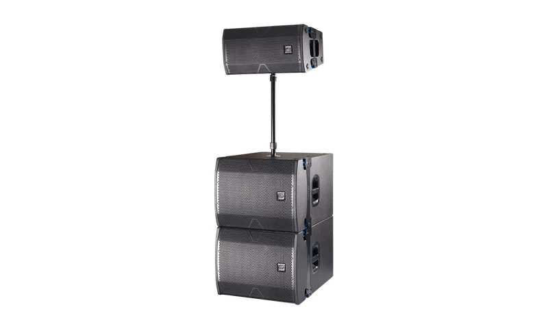 Das VANTEC-20A Cassa bi-amplificata 12" a 2 vie 750 w,135 db - 230/115 v - nera