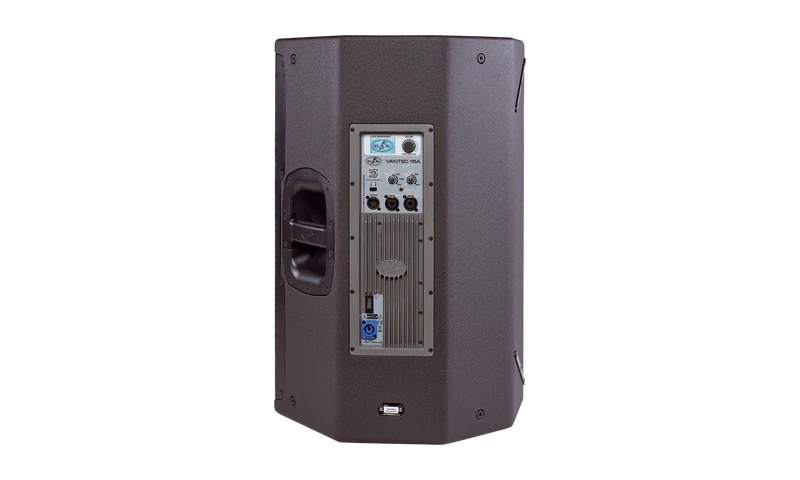 Das VANTEC-15A Cassa attiva 15" a 2 vie 750 w, 135 db- 230/115 v - nera